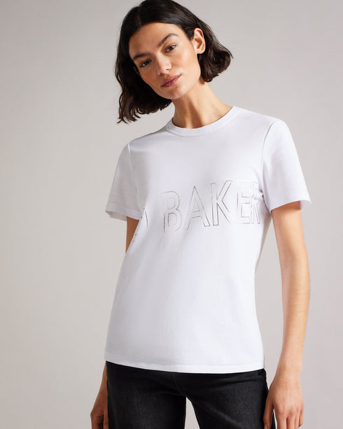 MALOM-Tops-Brand Foil Tee- Ted Baker Romania